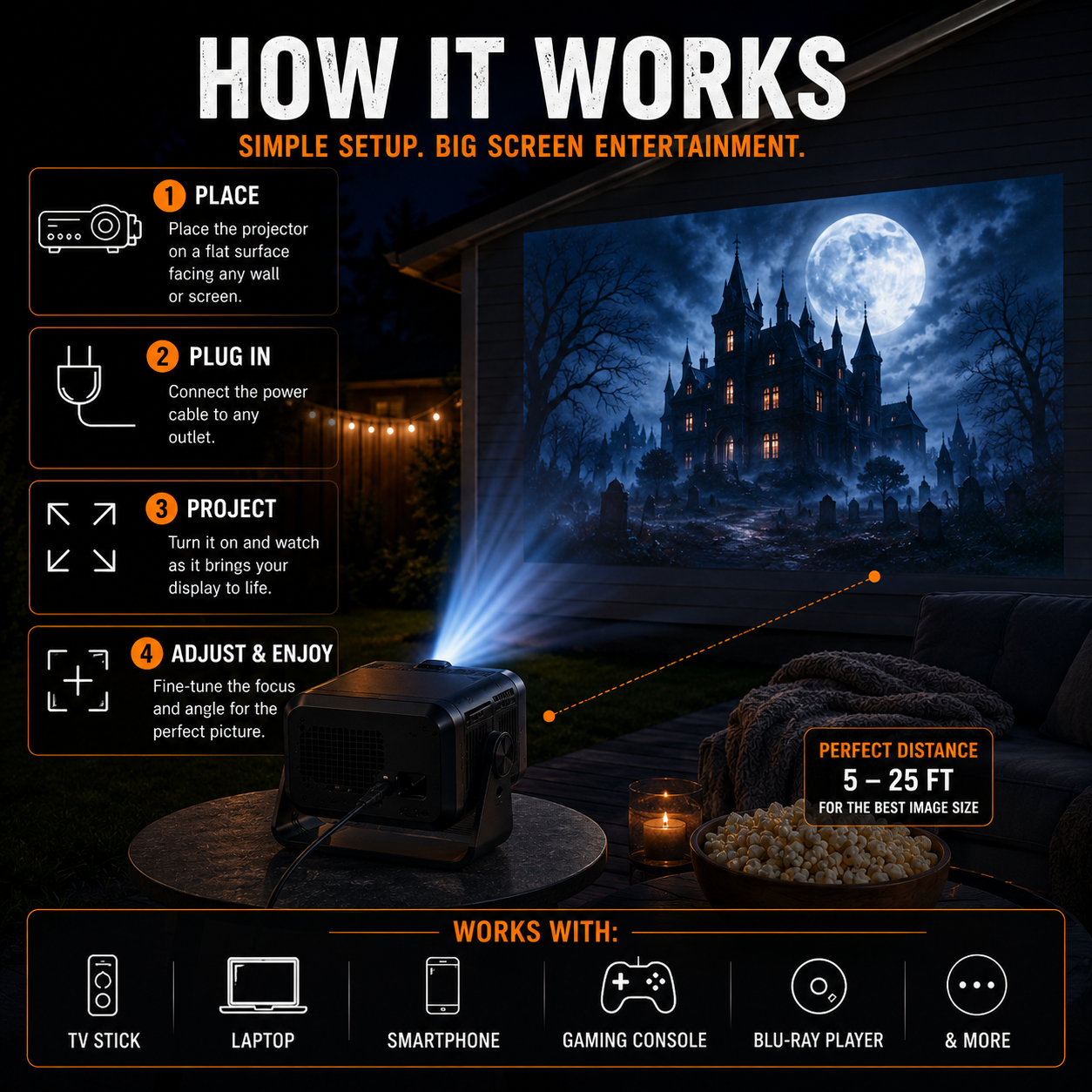 NoirCast Projector
